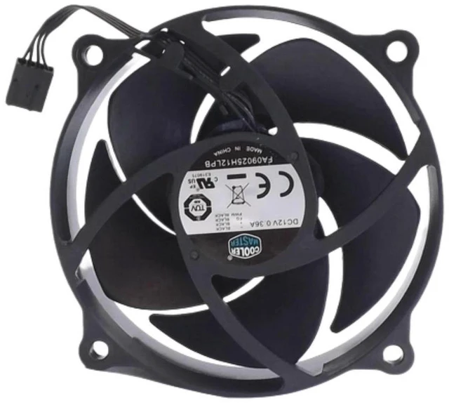 Alt view image 3 of 3 - AJMRTC Replacement PWM Cooling Fan for FA09025H12LPB, 95x25mm DC 12V 0.36A 4-Pin PWM 4500RPM High Speed Axial Fan, High Performance Cooling Fan for PC Case, Server Chassis