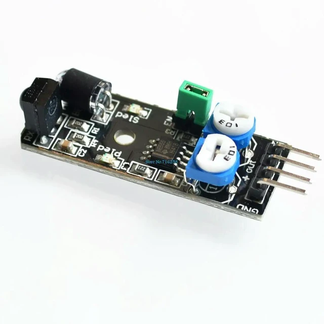 Alt view image 3 of 3 - AJMRTC 10Pcs KY-032 4Pin IR Infrared Obstacle Avoidance Sensor Module, KY032 Infrared Distance Detector Module for Smart Car Robot DIY, Obstacle Detection Electronic Project Kit