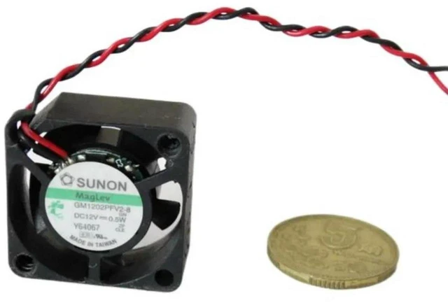 Main image of AJMRTC Replacement Micro Cooling Fan for GM1202PFV2-8, 2510 25x25x10mm 2.5cm DC 12V 0.5W Ultra Quiet Mute Axial Fan, Small Silent Fan for Electronics, Industrial Equipment Heat Dissipation