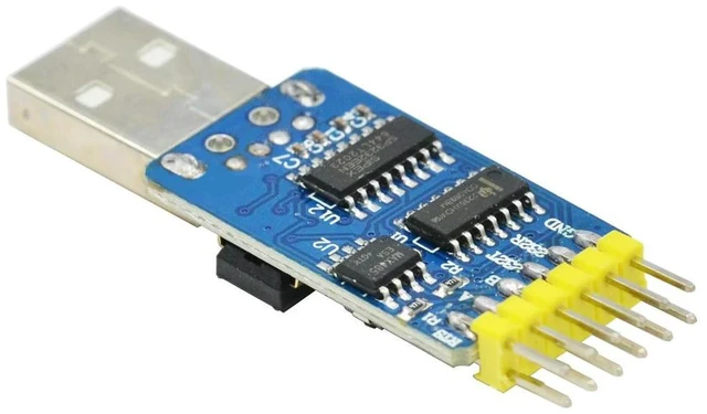 Alt view image 2 of 3 - AJMRTC CP2102 6-in-1 Multifunctional Serial Port Module USB to TTL RS485 RS232 Mutual Converter, 3.3V/5V Level Switchable USB UART Adapter for Arduino, Raspberry Pi, MCU Debugging & Industrial Serial
