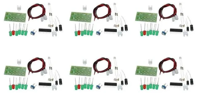 Alt view image 2 of 3 - AJMRTC KA2284 Audio Level Indicator DIY Kit, 6 LED VU Meter Audio Level Meter Module Soldering Practice Kit for Audio Amplifier, Sound Signal Display
