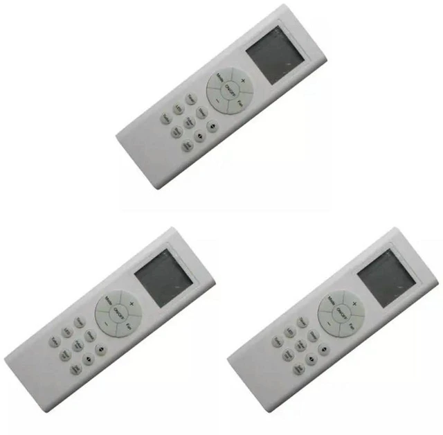 Main image of AJMRTC 3 Pack Replacement Air Conditioner Remote Control, Compatible with Midea RG66A1/BGEF & Kaden KS09 KS12 KS18 KS24 KS28 AC, Infrared AC Controller with LCD Display