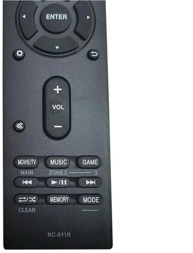 Alt view image 3 of 3 - AJMRTC 2 Pack Replacement RC-911R Remote Control, Compatible with Onkyo AV Stereo Receiver TX-NR578, TX-DS787, TX-NR777, TX-NR686, HT-S7805, TX-RZ720 Home Audio System