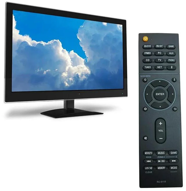 Alt view image 2 of 3 - AJMRTC 2 Pack Replacement RC-911R Remote Control, Compatible with Onkyo AV Stereo Receiver TX-NR578, TX-DS787, TX-NR777, TX-NR686, HT-S7805, TX-RZ720 Home Audio System