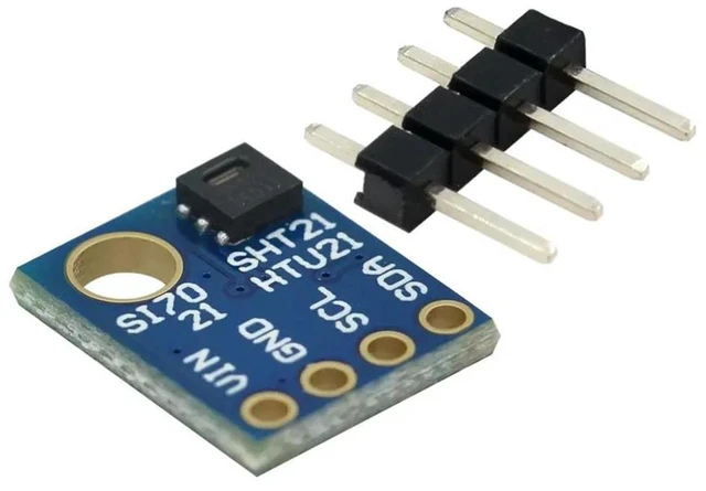 Alt view image 3 of 3 - AJMRTC GY-SHT21 High Precision Humidity & Temperature Sensor Module, I2C Interface, Compatible with Si7021 GY-21 HTU21, Industrial Grade Digital Sensor for Environmental Monitoring