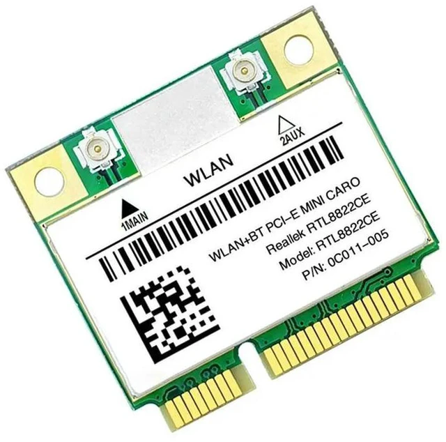 Alt view image 2 of 3 - AJMRTC 3 Pack RTL8822CE Mini PCIe WiFi Card, 1200Mbps Dual Band 2.4GHz & 5GHz 802.11AC Wireless Network Adapter with Bluetooth 5.0, Support Windows 10 11, for Laptop Desktop PC Wireless Upgrade Replac