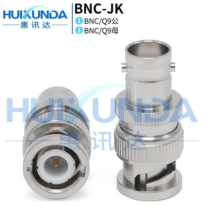 Main image of AJMRTC BNC-JK BNC Male to Female Adapter, Q9 Male to Female RF Coaxial Connector, BNC Extension Coupler, 50 Ohm Straight Q9-JK Connector for CCTV Camera, Oscilloscope, Radio Antenna, RF Signal Test