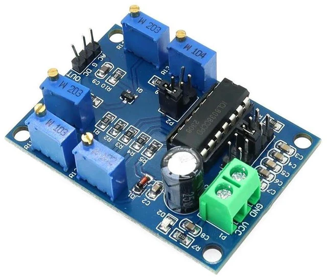 Alt view image 3 of 3 - AJMRTC ICL8038 Waveform Signal Generator Module, Medium Low Frequency Signal Source, Output Sine Triangle Square Wave, Adjustable Frequency 10Hz-450KHz, Powered by DC12V to 15V, for Electronic Experim