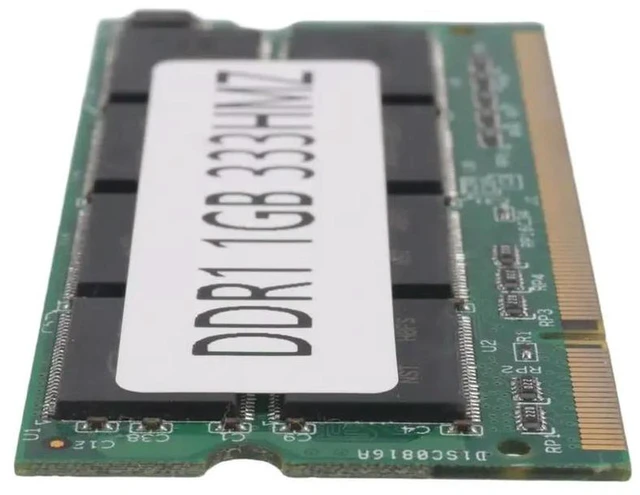 Alt view image 2 of 3 - AJMRTC 1GB DDR1 Laptop RAM SO-DIMM 200Pin Memory Module, DDR333 PC2700 333MHz Notebook Sodimm Memory, Compatible with Older Laptop, Notebook Upgrade Replacement Memory Stick