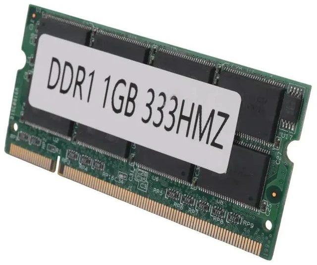 Alt view image 3 of 3 - AJMRTC 1GB DDR1 Laptop RAM SO-DIMM 200Pin Memory Module, DDR333 PC2700 333MHz Notebook Sodimm Memory, Compatible with Older Laptop, Notebook Upgrade Replacement Memory Stick