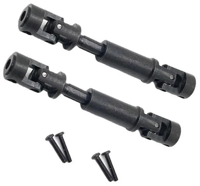Alt view image 3 of 3 - AJMRTC 2Pcs Steel CVD Drive Shaft, RC Car Upgrade Parts for 1/18 FMS EAZYRC Rochobby Toyota FJ Cruiser, Patriot & Katana, Heavy Duty Metal CVD Axle, Replacement Accessory for RC Crawler Off-Road Vehic