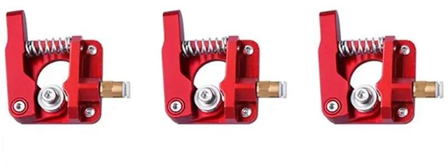 Main image of AJMRTC 3X Aluminum MK8 Extruder Kit, Right Hand 1.75mm Filament Drive Feed Replacement, 3D Printer Extruder Upgrade Parts Compatible with Creality Ender 3, Ender 3 Pro, CR-10, CR-10S Bowden Extrusion
