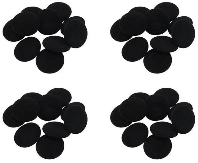 Main image of AJMRTC 40Pcs Black Soft Foam Ear Cover Cushion, 50mm/5cm Replacement Headphone Sponge Ear Pads, Disposable Earphone Protective Covers for On-Ear Headphones, Hygiene Ear Cushion Sleeve