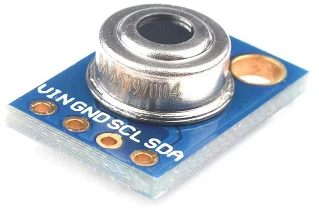 Alt view image 3 of 3 - AJMRTC GY-906 MLX90614ESF Contactless Infrared Temperature Sensor Module, MLX90614 Non-Contact IR Thermometer Breakout Board, I2C Interface for Arduino Raspberry Pi DIY Temperature Measurement Project