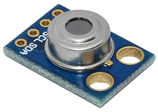 Alt view image 2 of 3 - AJMRTC GY-906 MLX90614ESF Contactless Infrared Temperature Sensor Module, MLX90614 Non-Contact IR Thermometer Breakout Board, I2C Interface for Arduino Raspberry Pi DIY Temperature Measurement Project