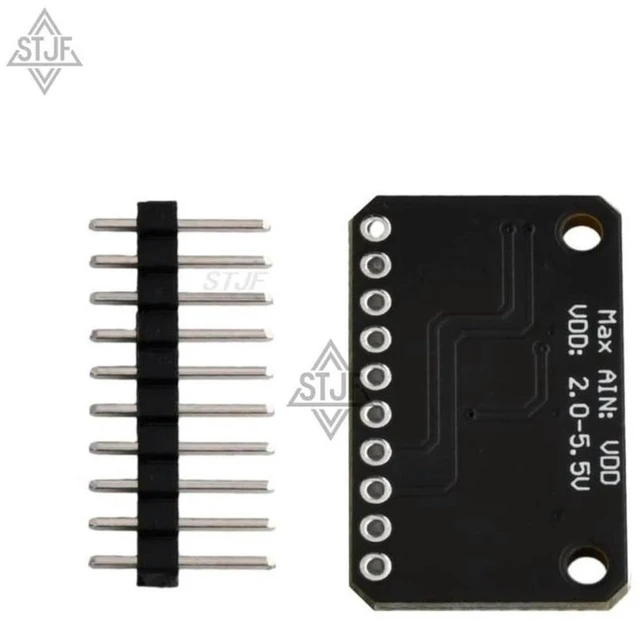 Alt view image 2 of 3 - AJMRTC SGM58031 Development Board, 16-Bit High Precision 4 Channel ADC Data Acquisition Converter Module, I2C Interface Analog to Digital Breakout Board for Arduino Raspberry Pi Industrial Signal Meas
