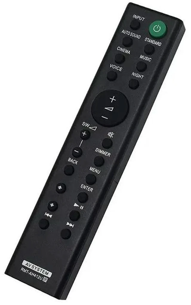 Alt view image 3 of 3 - AJMRTC 2Pcs RMT-AH412U Replacement Remote Control, for Sony Home Cinema Soundbar HT-S700RF HT-S500RF SA-WS500RF SS-SS500RF SS-S500RF, IR Audio Remote Controller for 5.1Ch Home Theater Speaker System