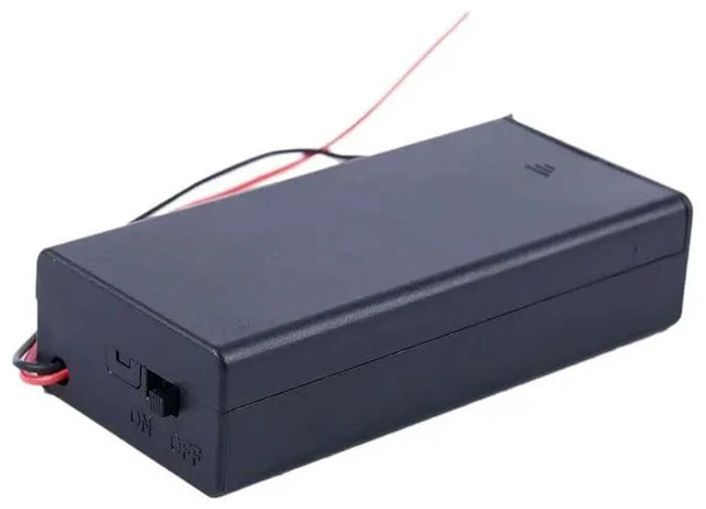Alt view image 3 of 3 - AJMRTC 6Pcs 3.7V 2 Slot Battery Holder Case with ON/OFF Switch and Lead Wires, 2X 3.7V Lithium Battery Socket Connector Box, DIY Electronic Power Storage Holder for Small Circuit, LED Projects, Sensor