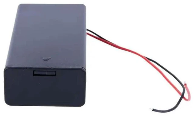 Alt view image 2 of 3 - AJMRTC 6Pcs 3.7V 2 Slot Battery Holder Case with ON/OFF Switch and Lead Wires, 2X 3.7V Lithium Battery Socket Connector Box, DIY Electronic Power Storage Holder for Small Circuit, LED Projects, Sensor
