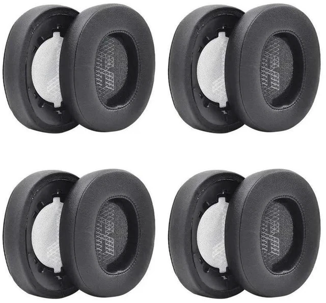 Main image of AJMRTC 4Pcs Replacement Ear Pads for Live 500BT Over-Ear Headphones, Protein Leather Memory Foam Earpads Cushions, Soft Comfort Ear Cushion Cover for Live 500BT Headset Repair Parts