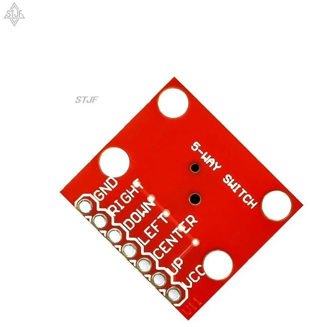 Alt view image 3 of 3 - AJMRTC 5 Channel 5-Way Tactile Switch Breakout Module, Tact Push Button Converter Development Board, 5 Independent Tactile Keys for Arduino, Raspberry Pi, MCU Electronic DIY & Embedded Circuit Project