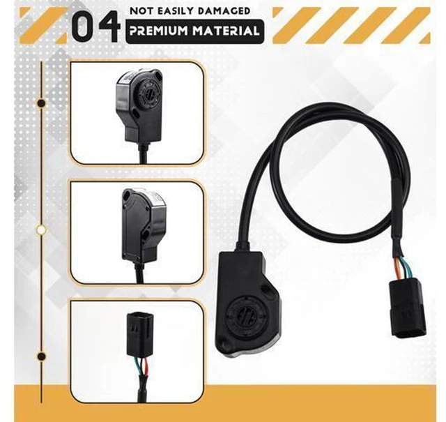 Alt view image 3 of 7 - AJMRTC HXJS-4805D Electric Accelerator Control Box, 12V-96V Input, 0-4.6V Output Electronic Throttle Sensor for Forklift, Golf Cart, Electric Vehicle, Club Car