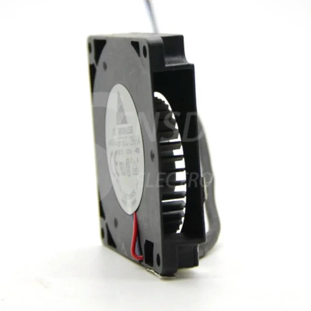 Alt view image 2 of 3 - AJMRTC 5010 Axial Cooling Fan 50x50x10mm 50mm Replacement for Delta BFB0512HHA, DC 12V 0.24A Brushless 5CM Server Cooling Fan, Compact Small Fan for Server Chassis, Power Supply, Industrial Electronic