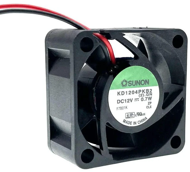 Main image of AJMRTC 4020 Quiet Cooling Fan 40x40x20mm 40mm 4cm Replacement for KD1204PKB2, DC 12V Dual Ball Bearing Mute Brushless Mini Axial Fan for Power Supply, Router, Small Electronic Equipment Heat Dissipati