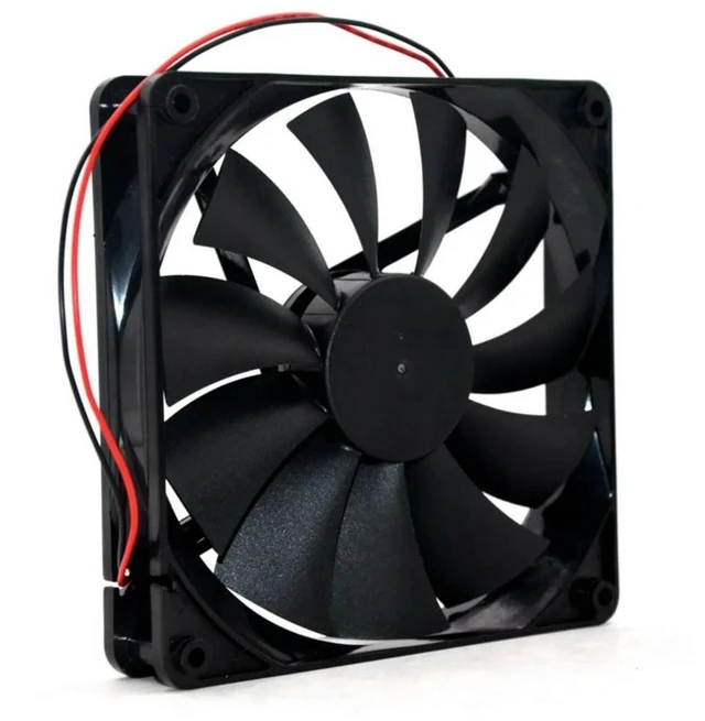 Alt view image 3 of 3 - AJMRTC 13525 Axial Cooling Fan 135x135x25mm 135mm Replacement for ADN512UB-A90 ADN512UB-A91 AFB1312M, DC 12V 0.70A Brushless Fan for Server Chassis, Inverter, Industrial Electronics Heat Dissipation