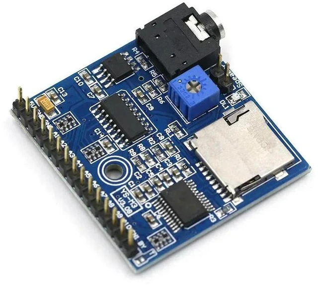 Main image of AJMRTC MP3 Voice Playback Module, Audio Music Player Board, Voice Prompt Development Module, Support Trigger Play for Arduino, MCU, DIY Audio Project