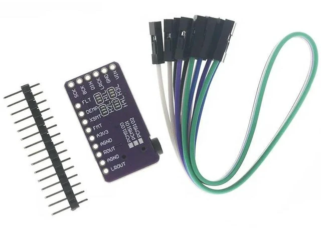 Alt view image 2 of 3 - AJMRTC GY-PCM5102 PCM5102A I2S DAC Decoder Audio Module, Digital I2S Player pHAT Format Sound Board for Raspberry Pi, HiFi Audio Output Development Board