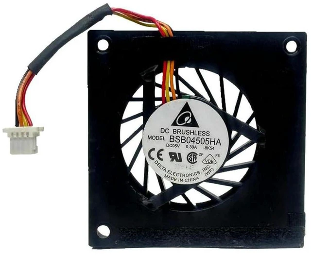Main image of AJMRTC 45mm Turbo Blower Fan for Delta BSB04505HA, 4507 Ultra-Thin DC 5V 0.3A 4-Wire PWM Centrifugal Fan, 6600RPM High Speed Replacement Cooling Fan for Laptop Server