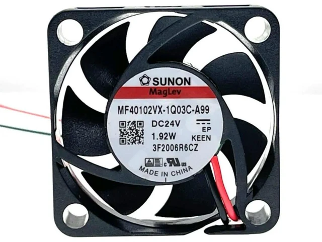Alt view image 3 of 3 - AJMRTC 3D Printer 4010 Cooling Fan MF40102VX-1Q03C-A99, DC 24V 40x40x10mm Magnetic Bearing 40mm Fan, Replacement Cooler for Extruder Hotend, BLV, Mgn Cube & Ender 3D Printers