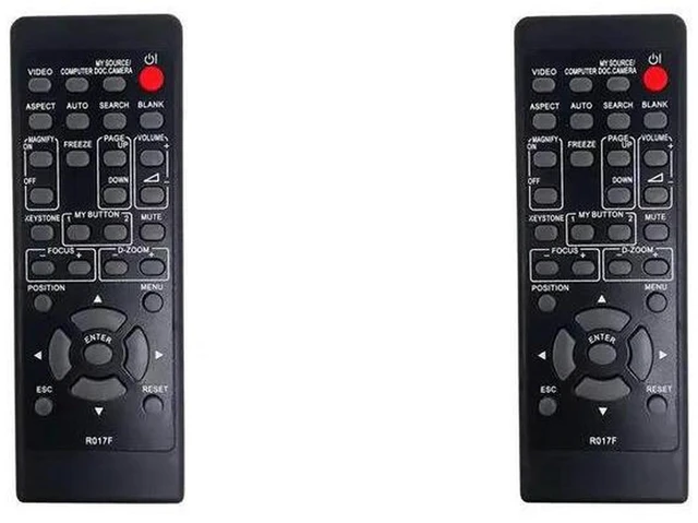 Main image of AJMRTC 2Pcs R017F Replacement Projector Remote Control for Hitachi BZ-1, CP-A221N, CP-A222WN, CP-A301N, CP-A302WN, CP-A352WN, CP-AW2519N, No Programming Required
