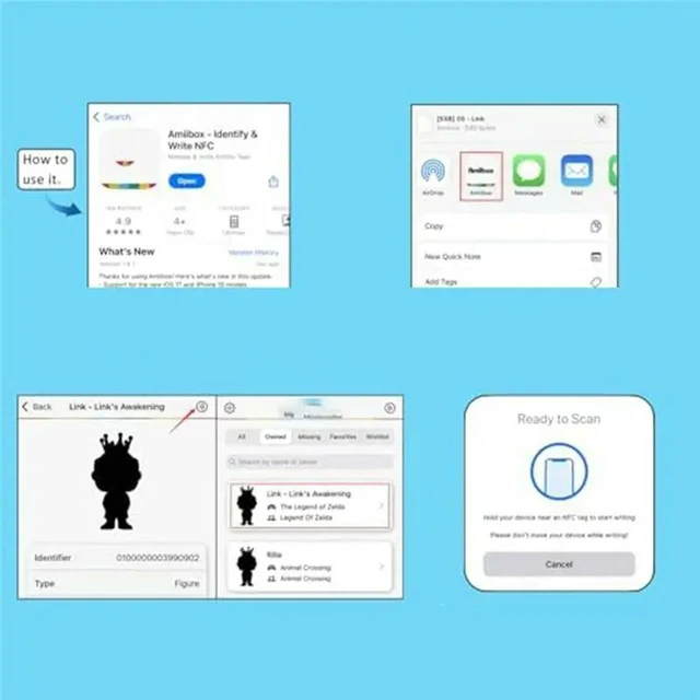 Alt view image 2 of 3 - AJMRTC 55PCS NFC Tags 215 Blank White Coin Card Stickers With Adhesive Backing, NFC215 Rewritable Round Tags, Compatible with NFC Enabled Mobile Phone for Automation, DIY Label, RFID Task Trigger
