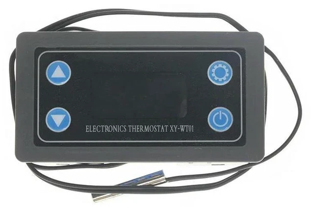 Main image of AJMRTC XY-WT01 Digital Temperature Controller, LED Display Thermostat Switch, Heating Cooling Temperature Regulator Module, DC 12V Thermostat Control Board for Aquarium, Incubator, Greenhouse DIY Temp