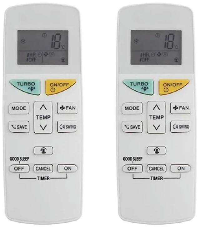 Alt view image 3 of 3 - AJMRTC 2Pcs Air Conditioner Remote Control for Daikin ARC470A1 ARC469A5, AC Controller Replacement, Compatible with FTX35JV RX35JV, No Programming Needed, Ready to Use