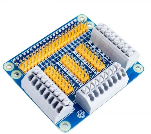 Main image of AJMRTC Raspberry Pi Expansion Shield Board, GPIO Expansion Module for Raspberry Pi 2, 3, B, B+, 3 Model B, Comes with Mounting Screws, DIY Electronic Kit for Raspberry Pi Project Development