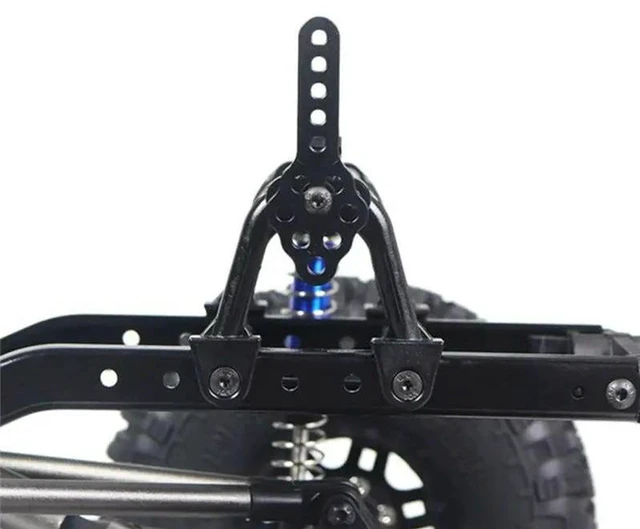 Alt view image 3 of 3 - AJMRTC 4Pcs CNC Shock Absorber Mount Adjustable Height Angle Shock Tower Stand, 1/10 RC Crawler Upgrade Parts for Axial SCX10 90046 D90 D110 RC Rock Crawler Car Suspension Mod Accessories