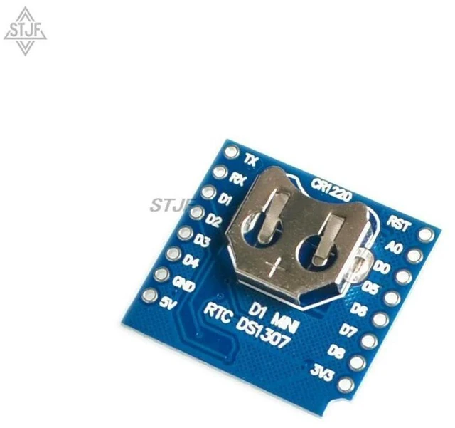 Alt view image 3 of 3 - AJMRTC Data Logging Logger Shield with Micro SD Card Slot, DS1307 RTC Real Time Clock Module for WeMos D1 Mini Board, Data Recorder Expansion Board for Arduino Raspberry Pi DIY IoT Projects