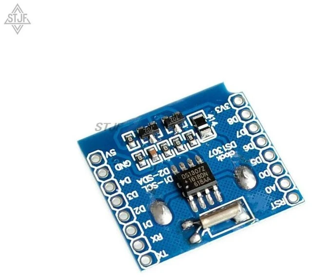 Alt view image 2 of 3 - AJMRTC Data Logging Logger Shield with Micro SD Card Slot, DS1307 RTC Real Time Clock Module for WeMos D1 Mini Board, Data Recorder Expansion Board for Arduino Raspberry Pi DIY IoT Projects