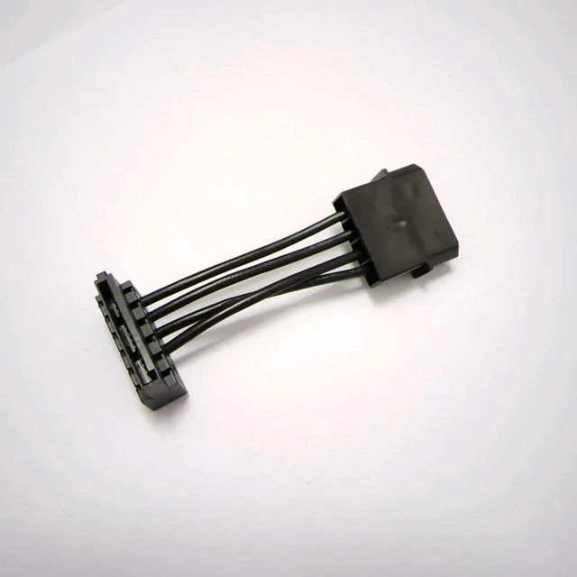 Alt view image 2 of 2 - AJMRTC 4Pin IDE Molex to 15Pin SATA Power Cable, 5CM Short 18AWG Power Cord Adapter for 2.5" 3.5" HDD SSD, Optical Drive, ATX PSU, Desktop PC Server Internal Storage Power Conversion Lead