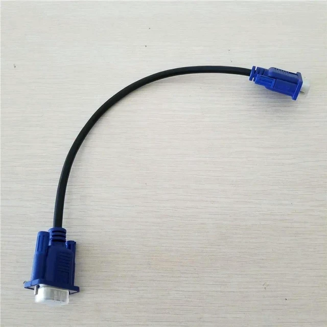 Main image of AJMRTC 3+5 VGA Cable, 15Pin Male to Male Short VGA Video Cord, Blue 30cm VGA Monitor Cable for Desktop PC, Projector, Monitor, Display Screen Video Signal Transmission