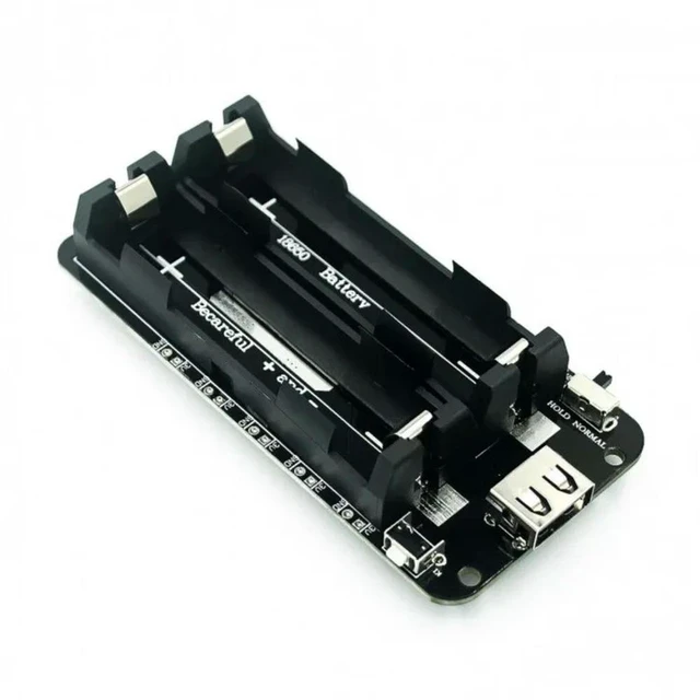 Main image of AJMRTC ESP8266 ESP32 Dual Lithium Shield V8, 5V 2.2A 3V 1A Mobile Power Bank Charging Module, Micro USB Input Lithium Battery Charger Power Supply Board for DIY Electronic Project