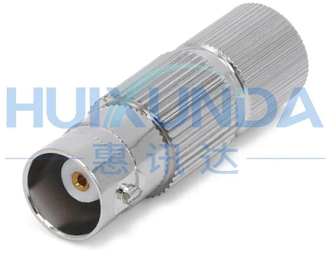 Alt view image 2 of 3 - AJMRTC BNC/L9-KJ RF Adapter, BNC Female to L9 Male Connector, Q9 Female to L9 Male Coaxial RF Connector for Radio, Test Instrument, Signal Transmission
