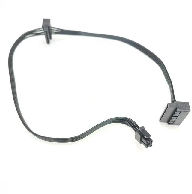 Main image of AJMRTC 5mm Mini 4Pin to 2-Port 15Pin SATA Power Cable, HDD SSD Hard Drive Power Cord for M710 M720 M910 M4000S W4095D W2090D W4020D T4900 Desktop PC Hard Disk