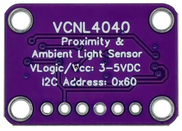 Alt view image 3 of 3 - AJMRTC VCNL4040 Proximity and Ambient Illuminance Sensor Module, STEMMA QT / Qwiic I2C Interface Light Distance Sensor for Arduino Raspberry Pi STM32 STEM Project