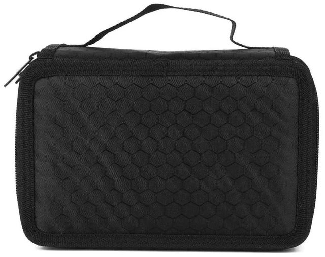 Alt view image 2 of 3 - AJMRTC 72 Slots Large Capacity Pencil Case for Boys, Durable Colored Pencils Holder, Portable Student Stationery Storage Organizer for Drawing, School Art Supplies