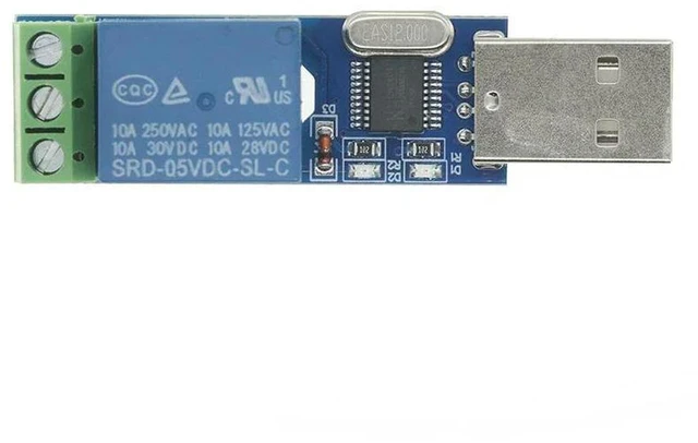 Alt view image 2 of 3 - AJMRTC LCUS-1 USB Relay Module, Intelligent USB Control Switch Electronic Converter PCB Board, LCUS-1 Type USB Relay Controller for PC Serial Port Control Automation Projects