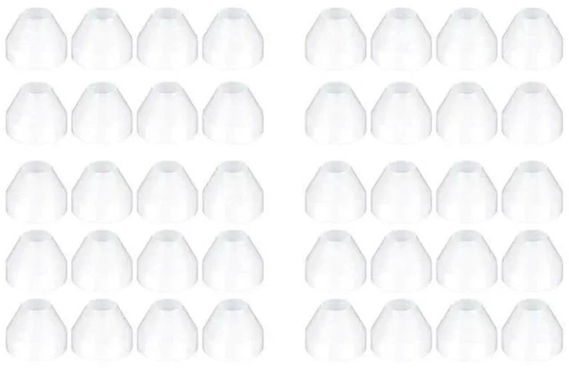 Main image of AJMRTC 40 Pack White Non-Stick Pen Bushings for CA Finishing Pen Turning, 0.43in /11mm Height, 0.55in /14mm Diameter, Woodturning Pen Making Accessories for DIY Pen Turning Projects
